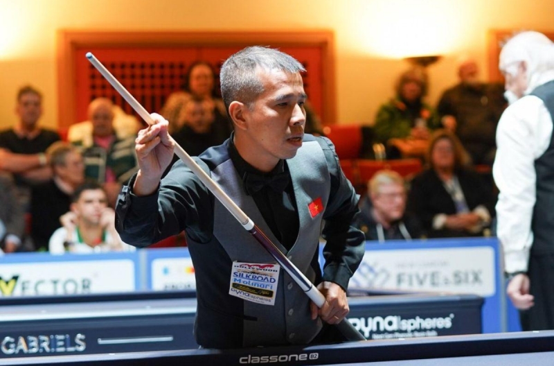 Trần Quyết Chiến đụng đối thủ mạnh ở trận ra quân World Cup billiards TP.HCM