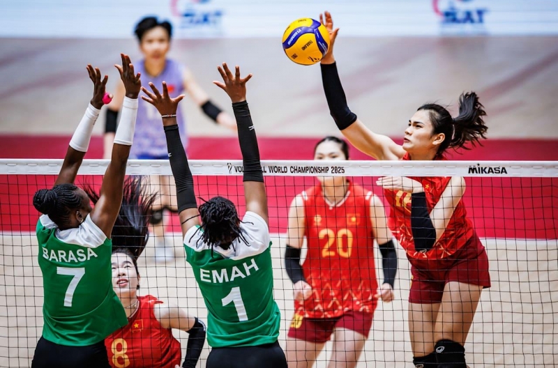 Vietnamese female volleyball player scores the highest points at the World Championship