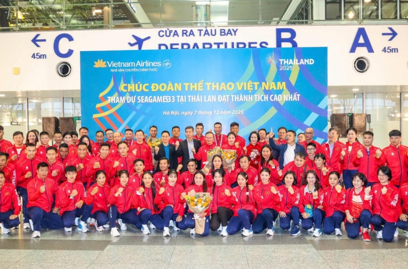 Đoàn thể thao Việt Nam chính thức lên đường dự SEA Games 33