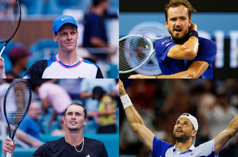 Xác định 4 tay vợt có mặt ở bán kết Miami mở rộng 2024