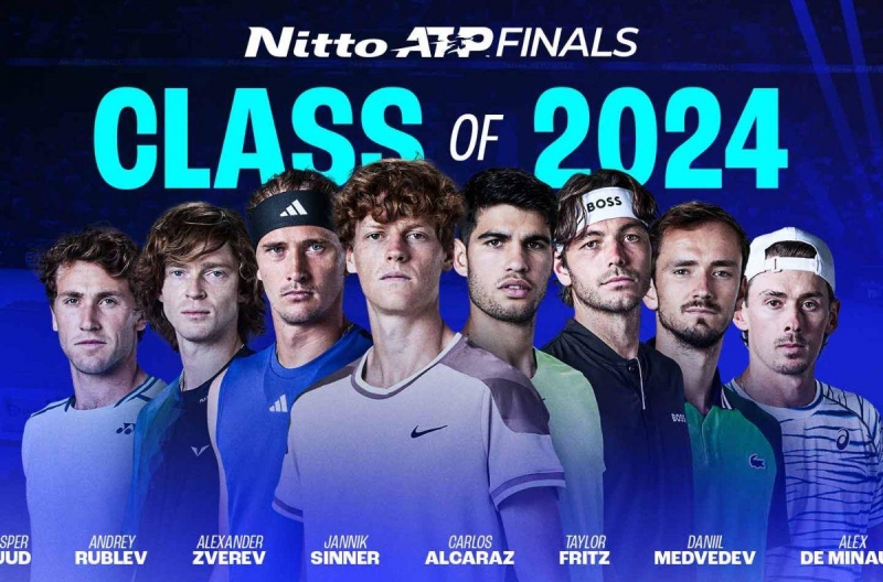 Lịch thi đấu, kết quả tennis ATP Finals 2024 mới nhất