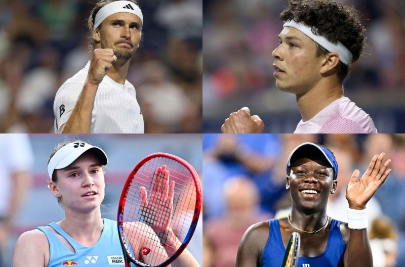 Xác định cặp trận bán kết Rogers Cup 2025