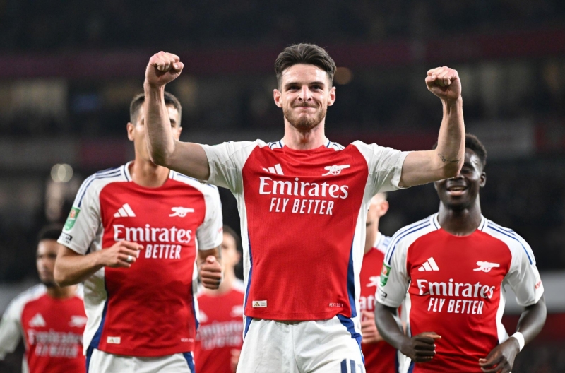 Arsenal tạo 'mưa bàn thắng' trước Bolton, thẳng tiến vào vòng 4 Carabao Cup