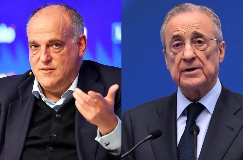 Chủ tịch La Liga cáo buộc Florentino Perez nói dối