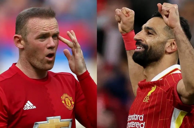 Salah phá kỷ lục Ngoại hạng Anh của Rooney