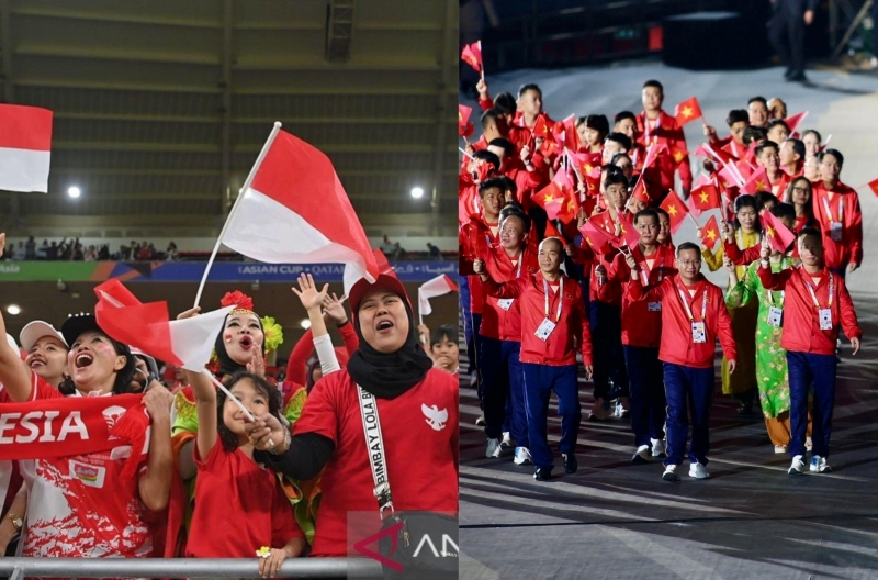 CĐV Indonesia phản ứng bùng nổ khi vượt Việt Nam về số HCV SEA Games