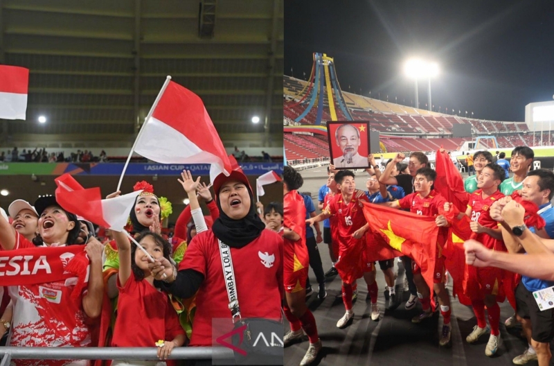 CĐV Indonesia 'ngã ngửa' trước cú ăn 3 lịch sử của Việt Nam