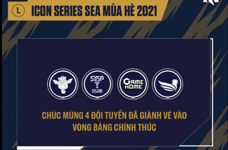 DRK, SBTC, SGP, Game Home là 4 cái tên cuối cùng góp mặt tại vòng bảng Icon Series SEA Mùa Hè 2021