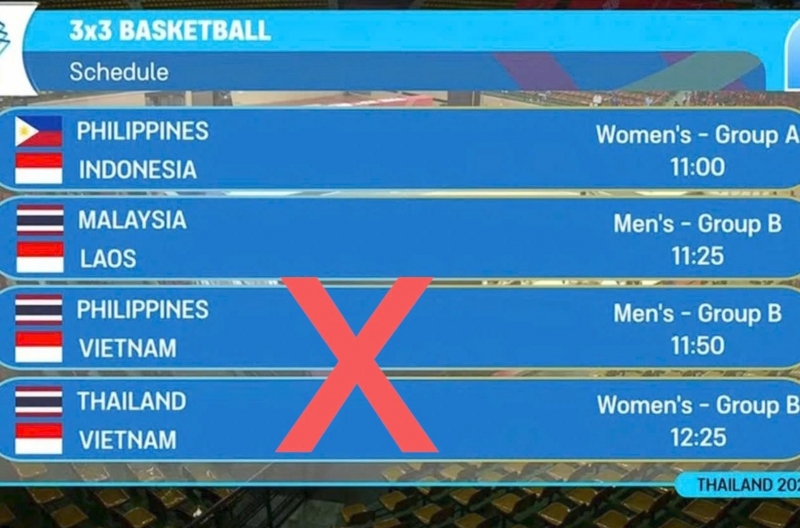 Không chỉ Việt Nam, Thái Lan liên tục sai quốc kỳ tại SEA Games 33