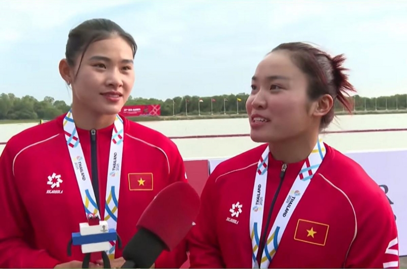 Đua thuyền vượt gió, 2 'siêu nhân' mở hàng HCV cho Việt Nam tại SEA Games