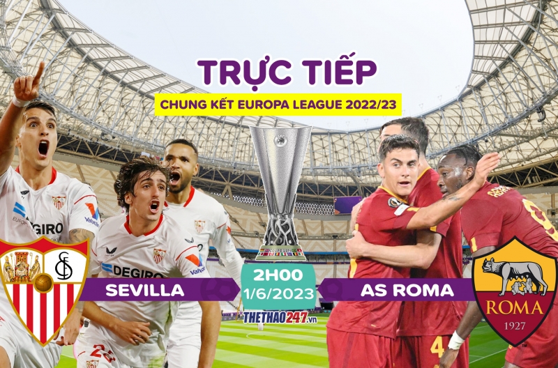 Trực tiếp Sevilla vs Roma: Dybala trở lại đội hình xuất phát?