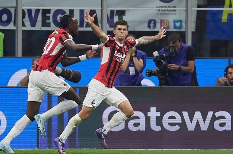 AC Milan thắng thuyết phục Inter Milan nhờ bàn thắng phút cuối