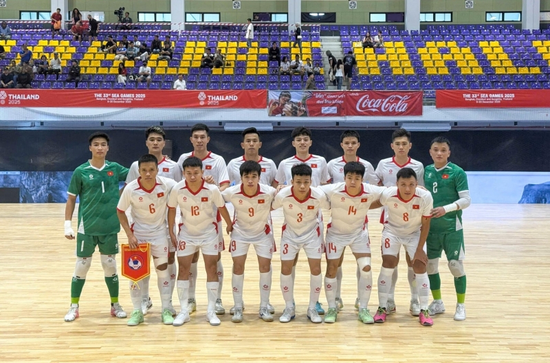 ĐT futsal Việt Nam chính thức trắng tay ở SEA Games 33
