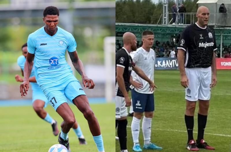 A 2.06m tall striker in Vietnam breaks the world record for tallest player