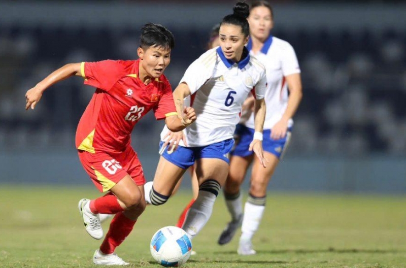 Thủng lưới phút cuối, ĐT nữ Việt Nam thua cay đắng Philippines