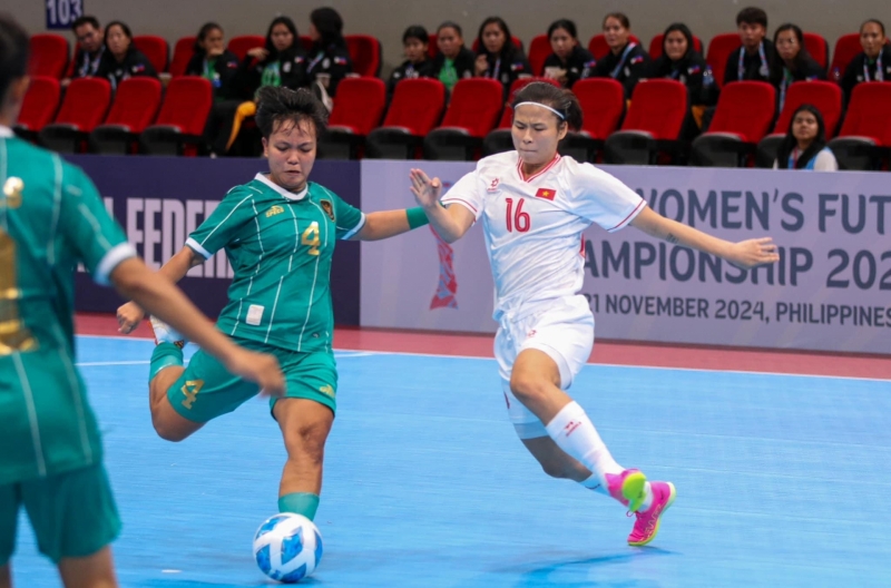 Trực tiếp futsal nữ Việt Nam vs Indonesia, 16h30 hôm nay 18/12