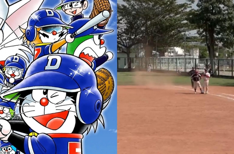Độc lạ SEA Games 33: Đội tuyển bóng chày Việt Nam bị cho là dùng 'bảo bối Doraemon' khi đấu với Singapore