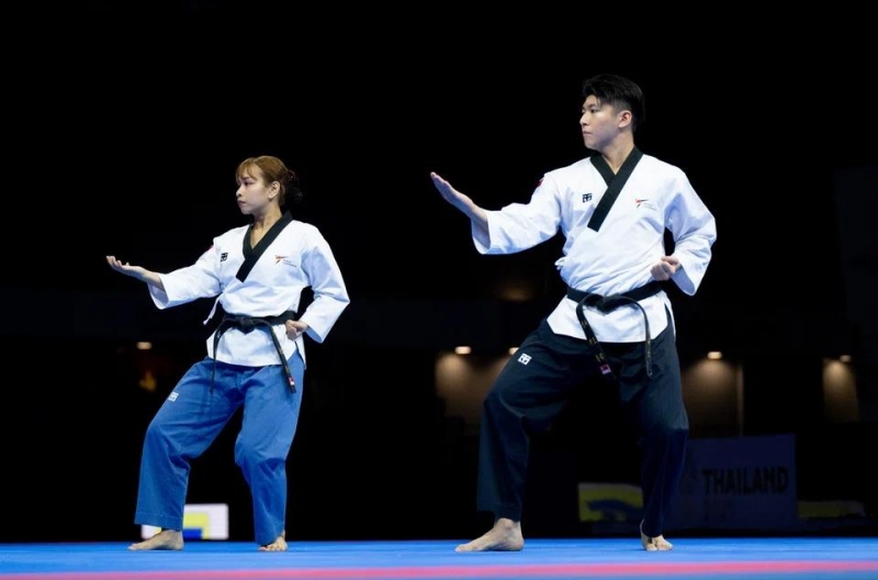Taekwondo mang về HCV đầu tiên cho Singapore tại SEA Games 33