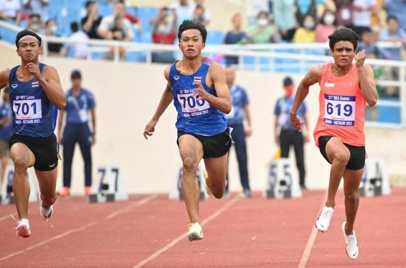 Các VĐV điền kinh nhắm đến kỷ lục dưới 10 giây nội dung 100m tại SEA games 33
