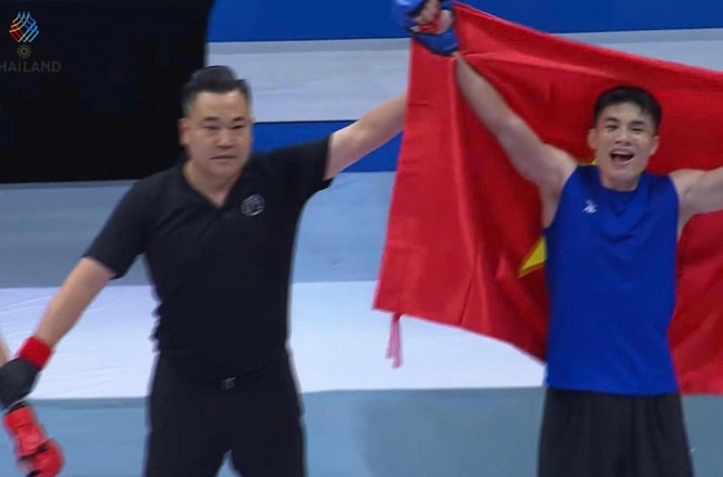 MMA Việt Nam có tấm HCV đầu tiên tại SEA Games 33