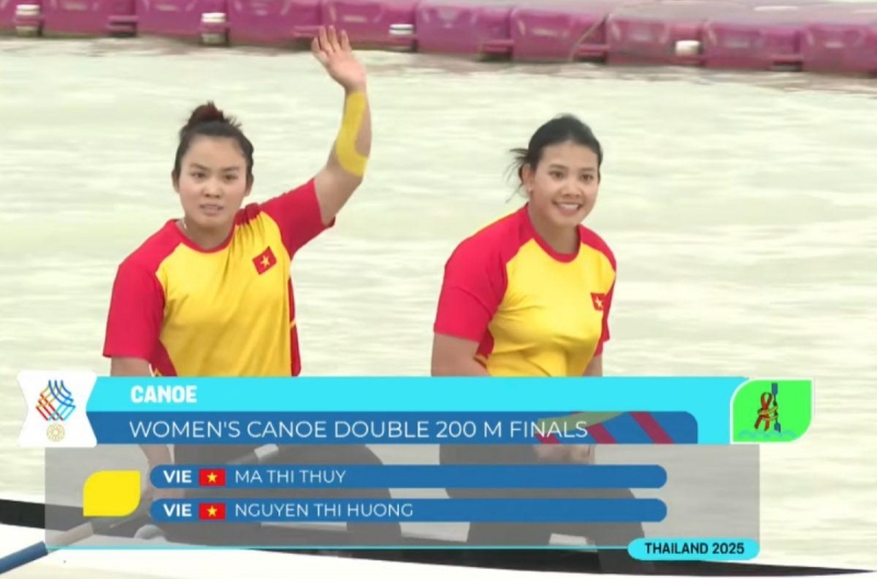 Canoeing Việt Nam giành HCV thứ 2 tại SEA Games