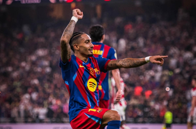 Raphinha có màn trình diễn điểm 10 giúp trận Barca 'hủy diệt' Bilbao