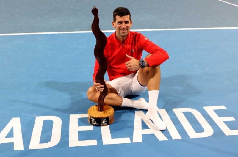 Novak Djokovic giành chức vô địch Adelaide International 1 2023