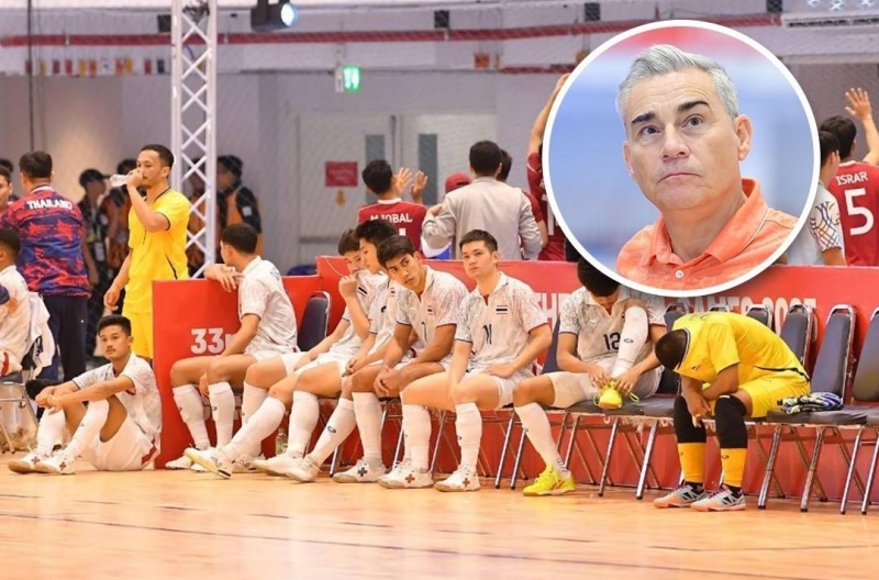 HLV futsal nam Thái Lan nói gì sau thất bại thảm hại ?