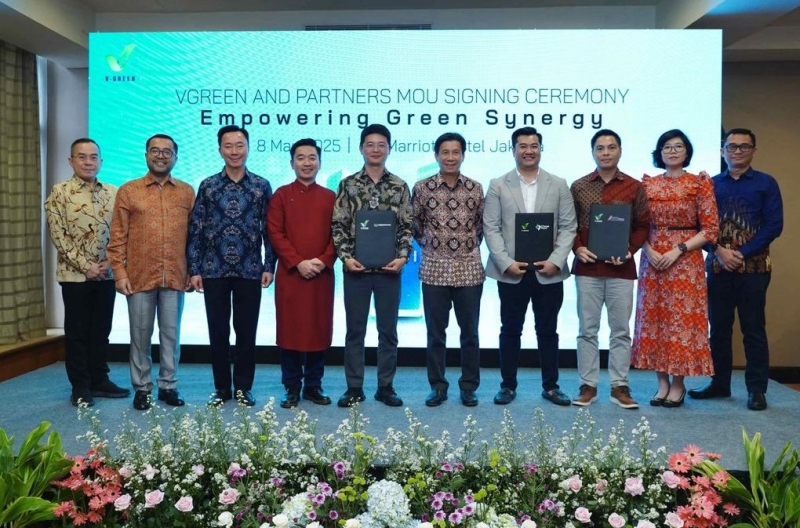 V-GREEN bắt tay 4 đối tác, triển khai 63.000 cổng sạc xe điện VinFast tại Indonesia