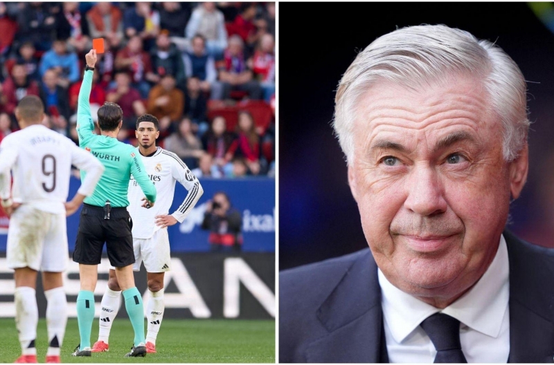 Ancelotti: 'Trọng tài đã hiểu sai ý của Bellingham'