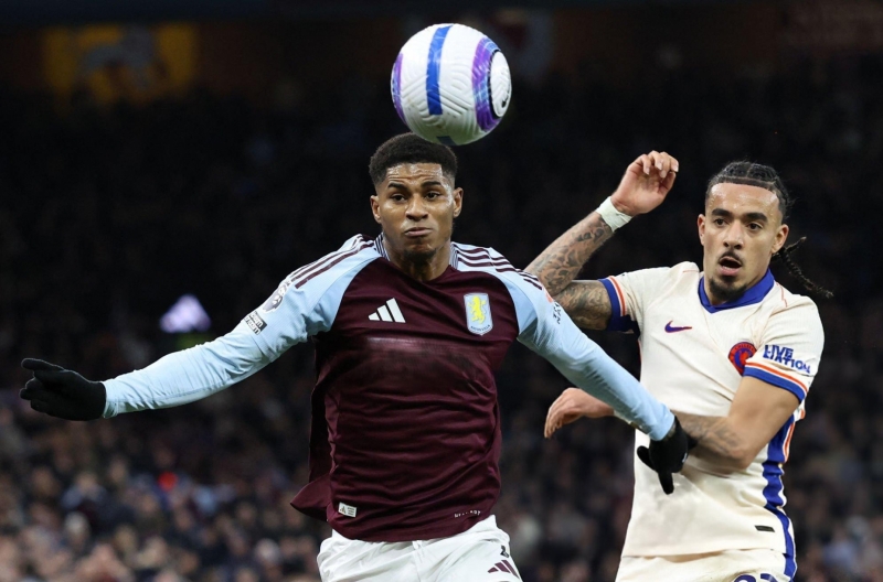 Rashford tỏa sáng, Aston Villa thắng kịch tính Chelsea