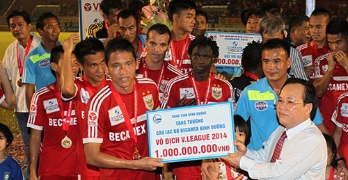 Bình Dương tốn bao nhiêu tiền để giành được chức vô địch V-League 2014?