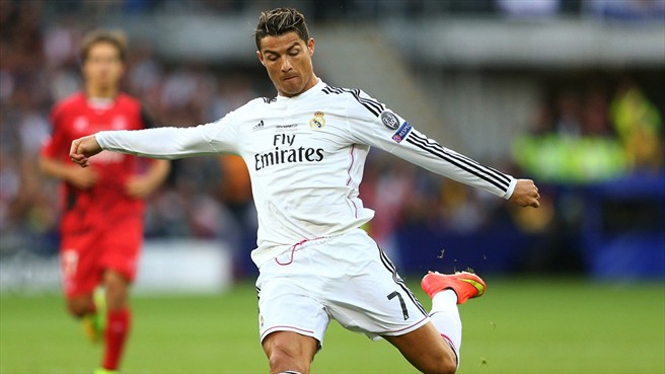 VIDEO: Màn trình diễn chói sáng của Ronaldo ở Siêu cúp châu Âu 2014