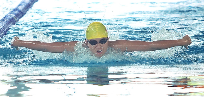 Ánh Viên bị VĐV 14 tuổi đánh bại ở cự li 50m bơi bướm