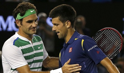Federer so sánh Djokovic với huyền thoại Agassi