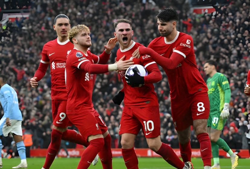 Liverpool và Man City chia điểm kịch tính tại vòng 28 Ngoại hạng Anh