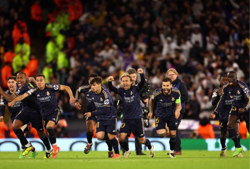 Các cầu thủ Real phát biểu sau loạt penalty căng thẳng với Man City