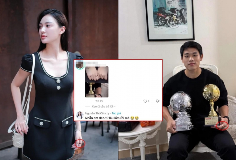 Thực hư chuyện nàng Á hậu đeo nhẫn đôi, ngầm 