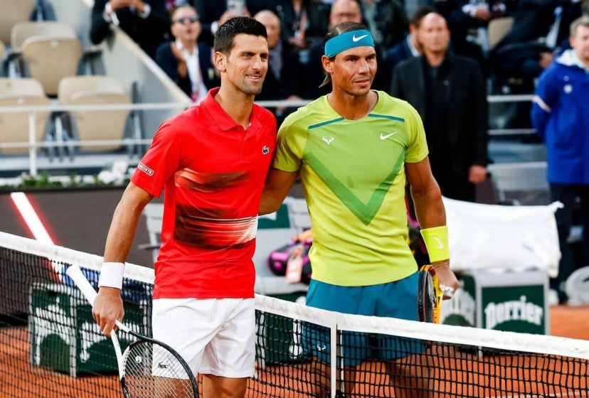 Trực tiếp tennis Novak Djokovic 0-0 Rafael Nadal: Hai tay vợt chuẩn bị ra sân