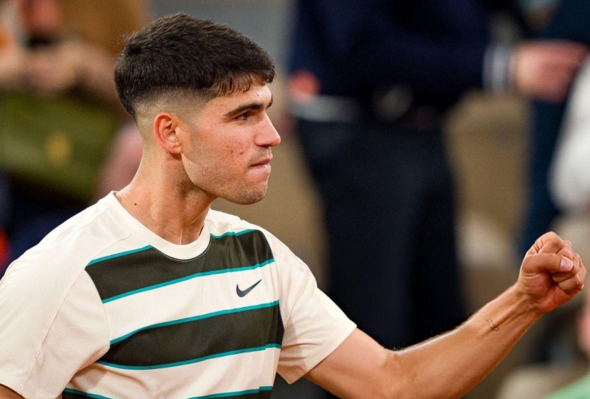 Trình làng tóc mới, Alcaraz thắng đậm ở vòng 2 Roland Garros 2025