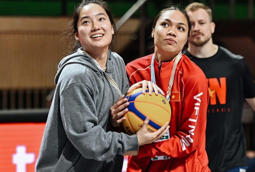 Bóng rổ 3x3 nữ Việt Nam thắng trận đầu tiên ở SEA Games 33