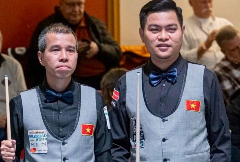 Thắng đẹp chủ nhà Đức, carom 3 băng Việt Nam lần thứ hai vô địch thế giới