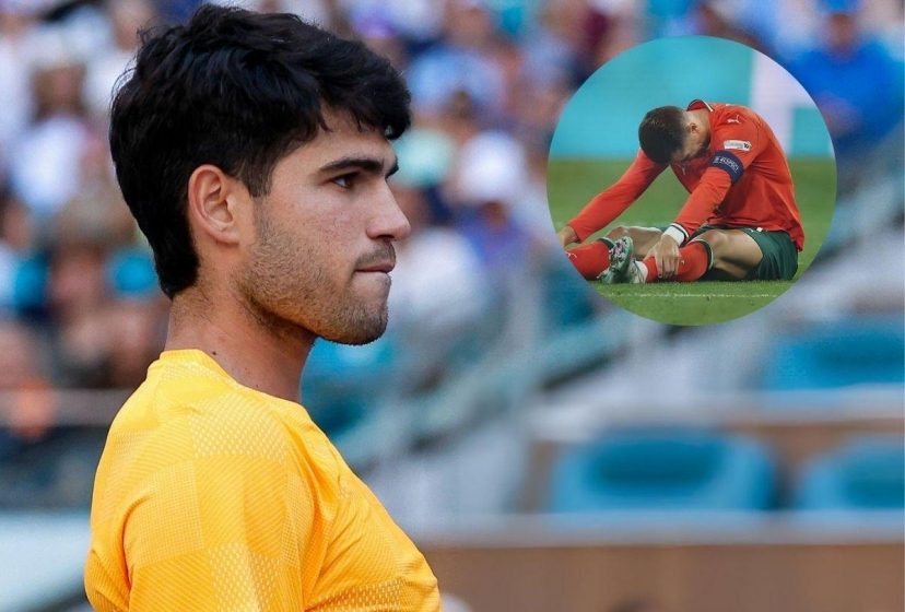 Alcaraz khiến Ronaldo dính chấn thương