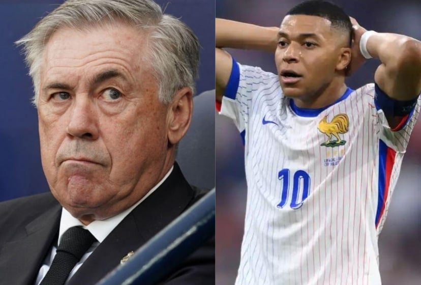 Mbappe bị HLV Ancelotti 'nắn gân' trước trận ra mắt Real Madrid