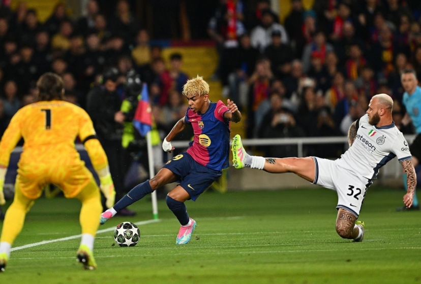 Barca cùng Inter rượt đuổi nghẹt thở trong trận cầu 6 bàn