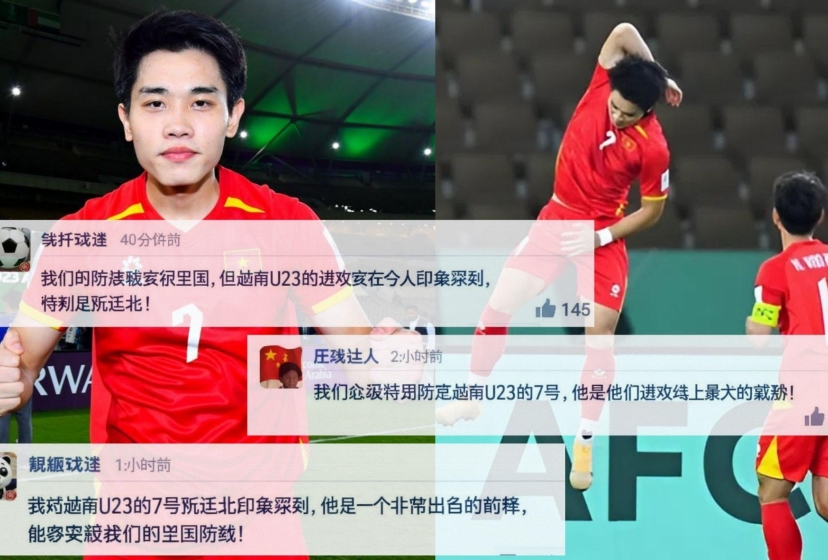 CĐV Trung Quốc đồng loạt lên tiếng về Đình Bắc trước trận bán kết