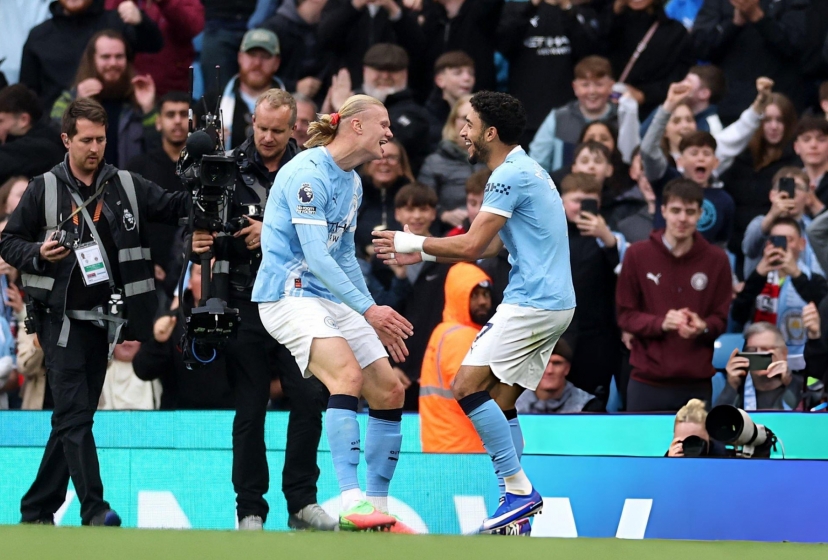 Man City gây áp lực lên Arsenal trong cuộc đua vô địch