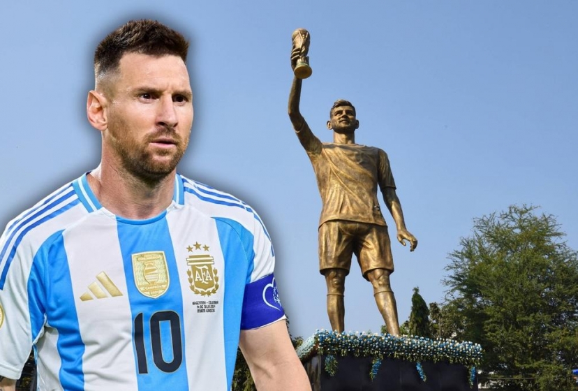 Tượng Lionel Messi cao 21 mét bị dỡ bỏ trước thềm World Cup 2026