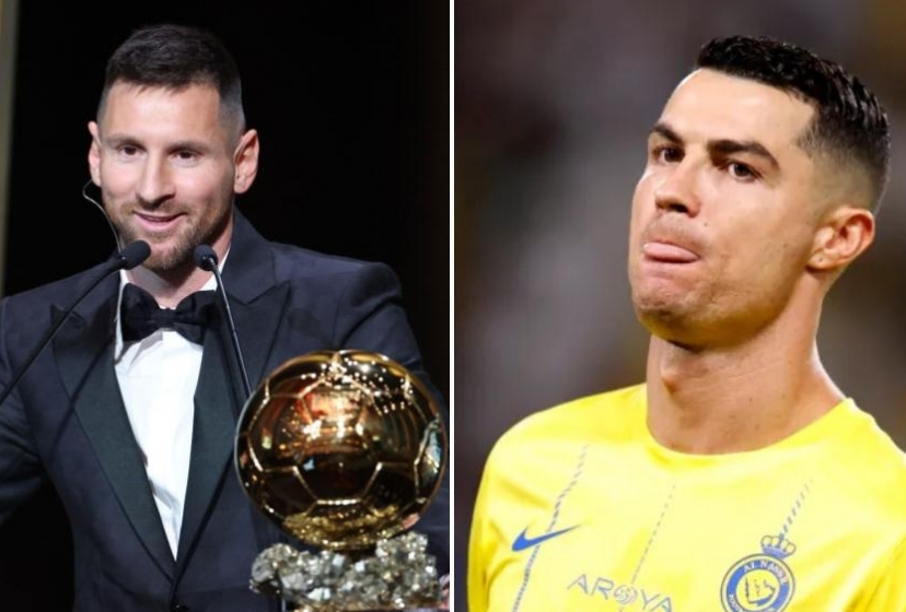CĐV đồng loạt réo tên Ronaldo khi Messi được đề của Quả bóng Vàng 2026