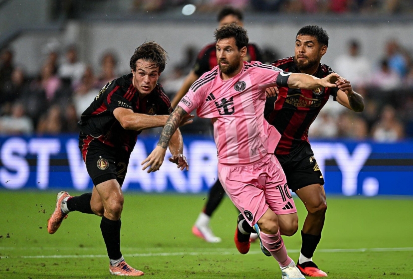 2 lần dẫn trước, Messi cùng Inter Miami bất lực nhìn Atlanta giật điểm phút cuối